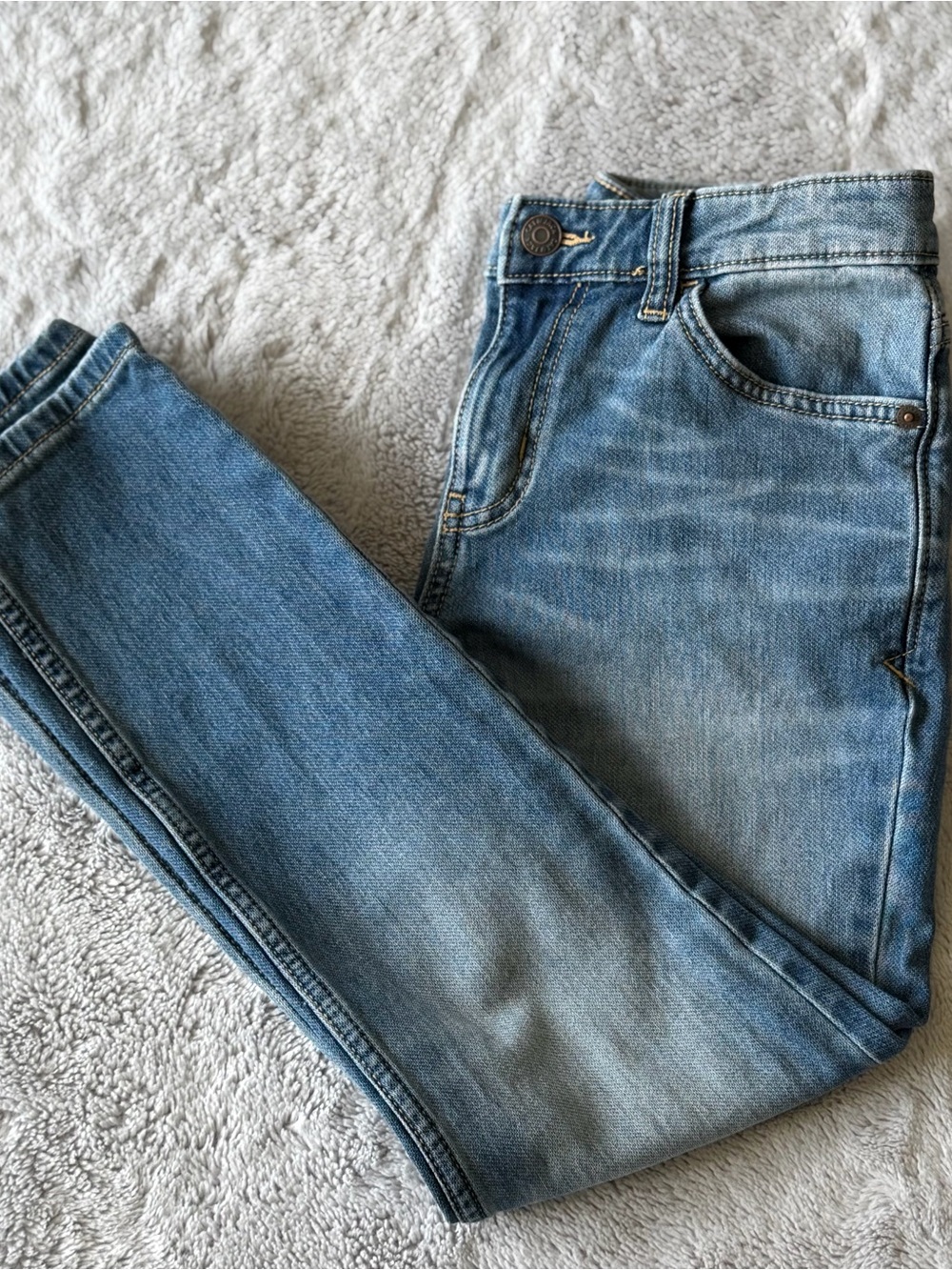 Cat & Jack Boys Size 12 Slim Light Blue Jeans